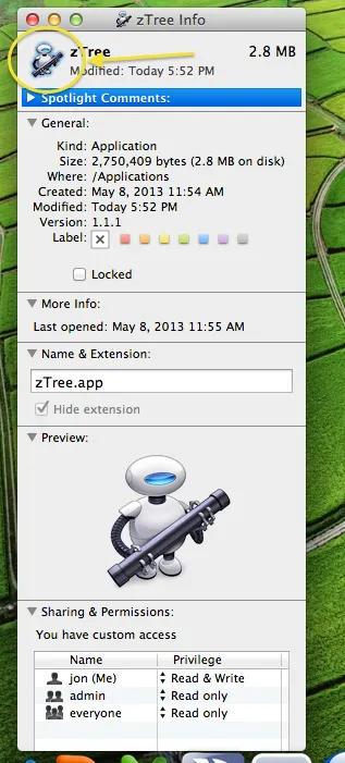 Click the icon near the top-left.