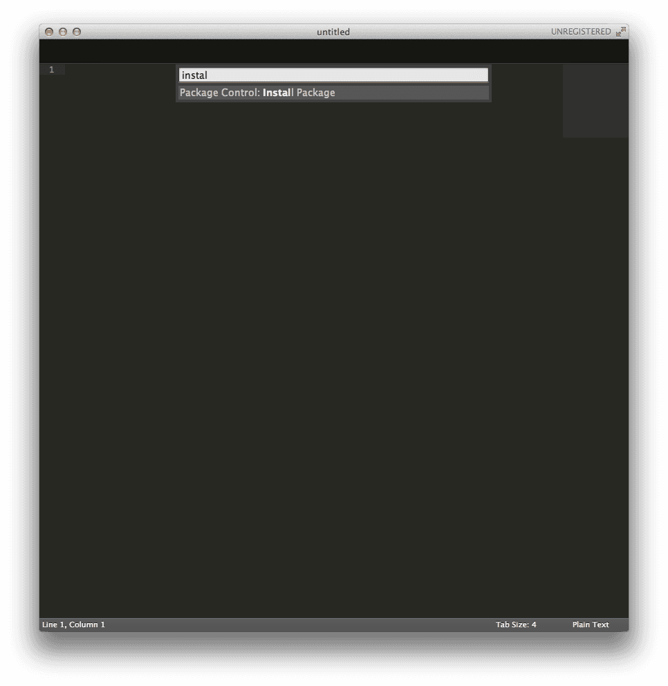 sublime install package